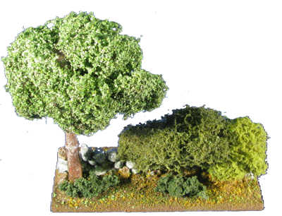 28MM WWII Bocage Hedgerow set