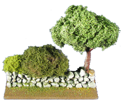 28MM WWII Bocage Hedgerow set