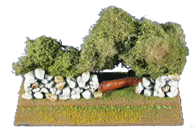 28MM WWII Bocage Hedgerow set