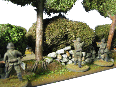 28MM WWII Bocage Hedgerow set