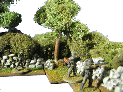 28MM WWII Bocage Hedgerow set