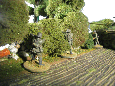 28MM WWII Bocage Hedgerow set