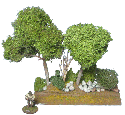 28MM WWII Bocage Hedgerow set