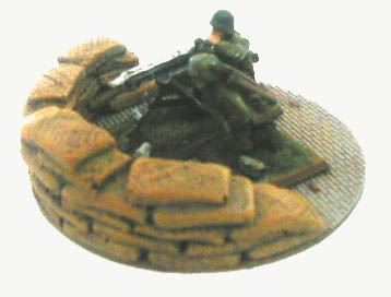 28MM WWII Battlefield Terrain Machine Gun position