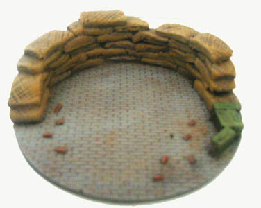 28mm Battle Field Terrain Machine gun Nest