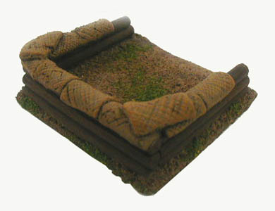 28MM WWII Battlefield Terrain Mortar Pit