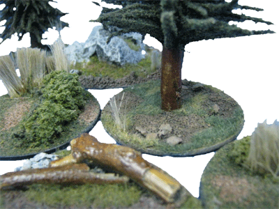 Building Painting tree set