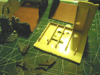 28mm WWII Ruined Cottage