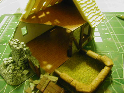 28mm WWII Ruined Cottage