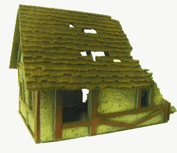 28mm WWII Ruined Cottage