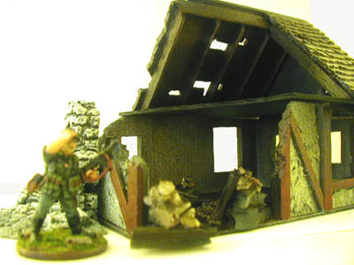 28mm WWII Ruined Cottage