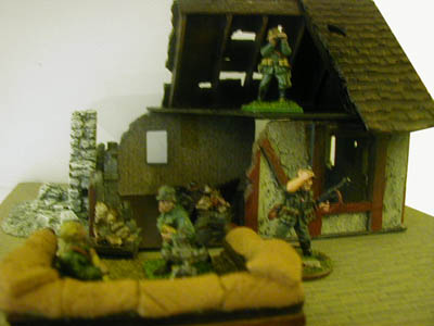 28mm WWII Ruined Cottage