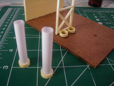 28mm WWII Factory Gantries