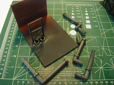 28mm WWII Factory Gantries