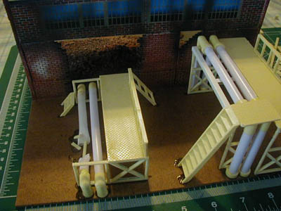 28mm WWII Factory Gantries