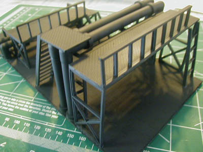 28mm WWII Factory Gantries