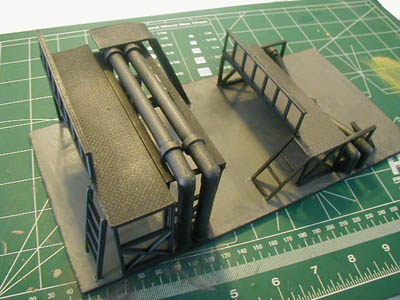 28mm WWII Factory Gantries