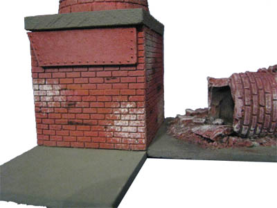 28mm WWII Factory Large Furnace