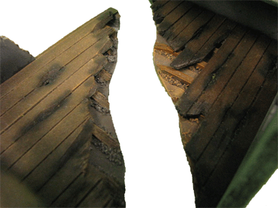 Closer look at the Ruined Village Buildings