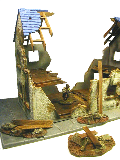 Ruined European Village set