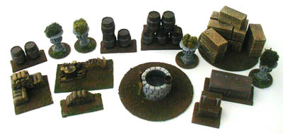 28mm WWII Building Accessories