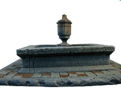 Fountain WWII miniature wargaming buildings terrai