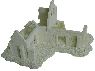 Farm House WWII war gaming terrain ruined buildings