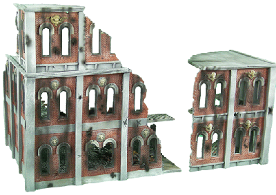 STACKABLE RUINED CITY BUILDING 1