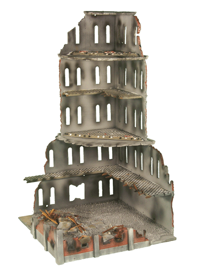 STACKABLE RUINED CITY BUILDING 1